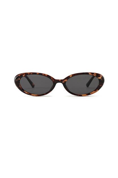 RetroSun Slim Leopar Desenli Güneş Gözlüğü