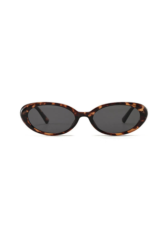 RetroSun Slim Leopar Desenli Güneş Gözlüğü